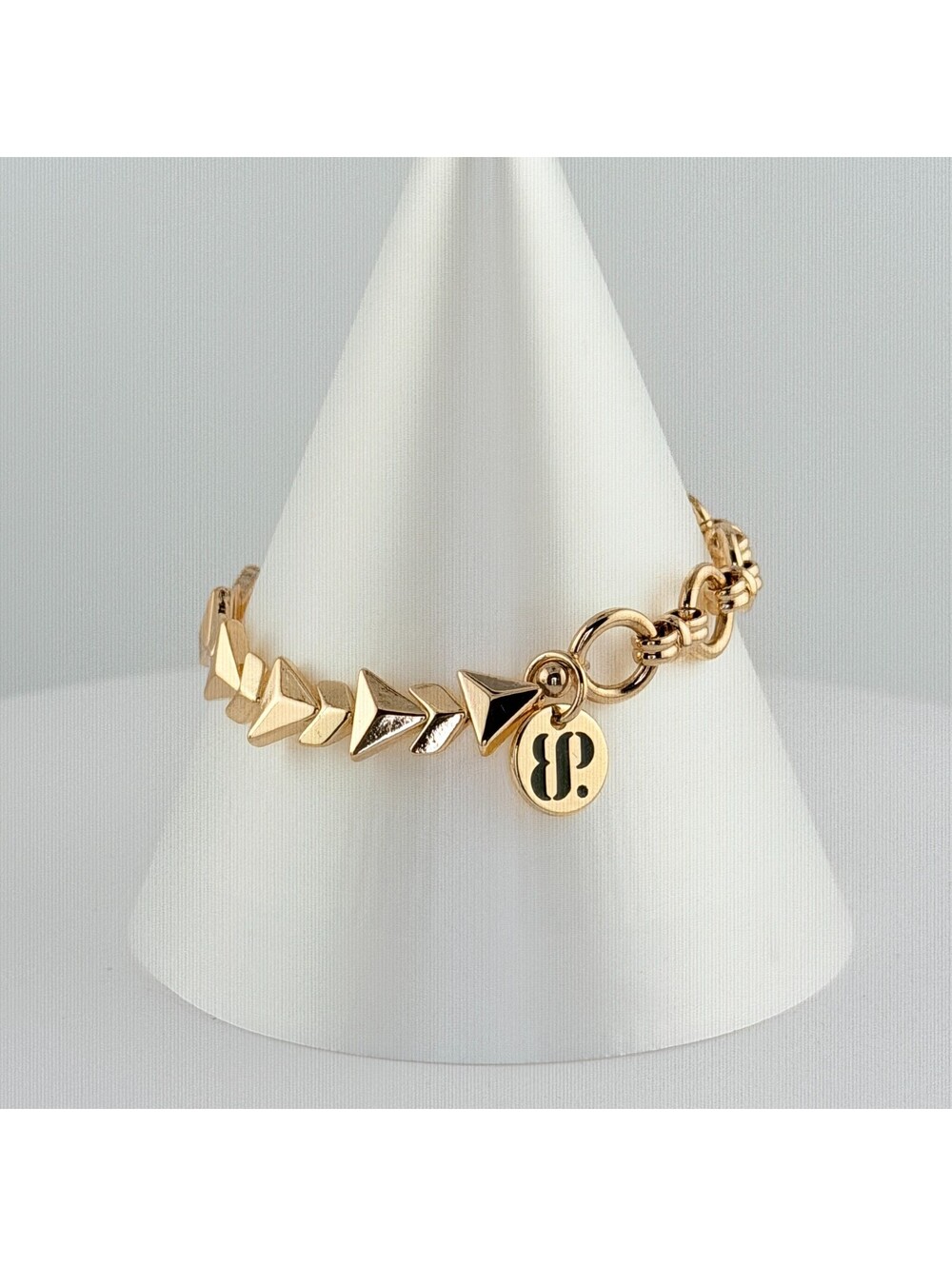 Bomb Party Single Stack Bracelet - on Yellow Gold #69